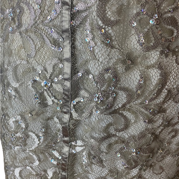 Express Vintage Embellished Metallic Dress in 8 - Picture 3 of 7